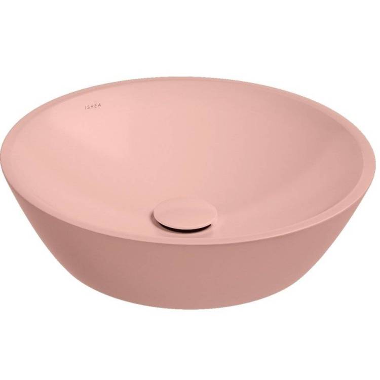 Раковина Isvea SistemaY Soft 10SY66045SV-2S 45 см, лососевая матовая