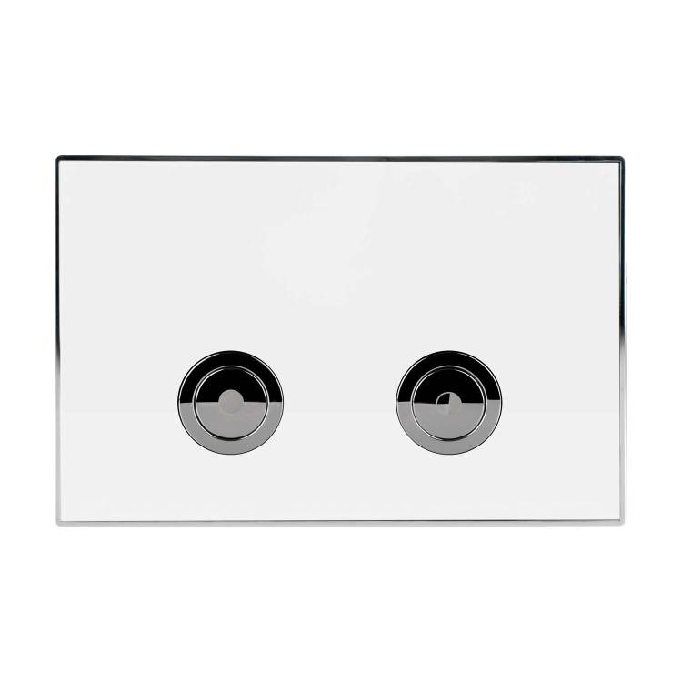 Кнопка смыва Point Венера PN44071WC белый, хром