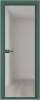 Межкомнатная дверь Profil Doors 1 AV цвет профиля Зеленый воск, стекло безопасное 6 мм матовое 800x2000