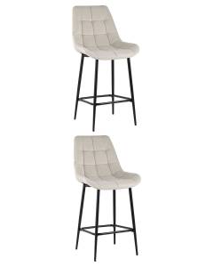 Набор из 2 полубарных стульев Stool Group Флекс AV 405-N02-08(PP) X2 бежевый, велюр