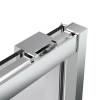 Душевая дверь в нишу Vincea Stella VDS-1ST150CLB профиль черный, стекло прозрачное, 150x200 фото 4