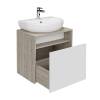 Тумба под раковину Kerama Marazzi Pro PRO.60.1\WHT подвесная 1 ящик 60, белая глянцевая фото 3