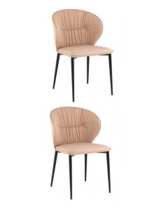 Набор из 2 стульев Stool Group Deia DC1151P S301-85 bl.l X2 кремовый, экокожа