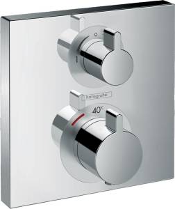 Термостатический смеситель Hansgrohe Ecostat Square 15714000 для ванны с душем