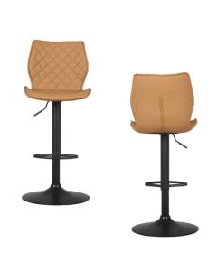 Набор из 2 барных стульев Stool Group Dome CQ-5426B-P - 232-43 X2 коричневый