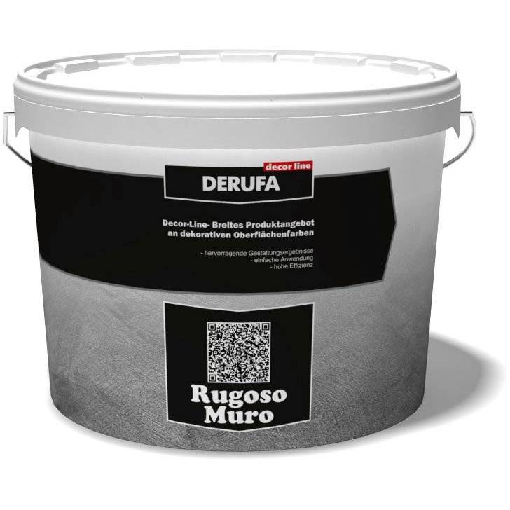 Специальная акриловая подложка Derufa Rugoso Muro с кварцевым наполнителем 15 кг