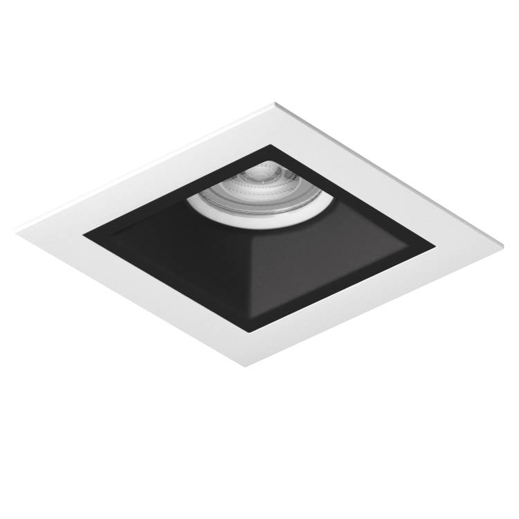 Встраиваемый светильник Lightstar Domino Quadro D51607WMOD
