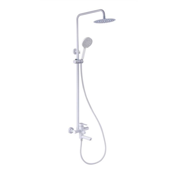 Душевая стойка Fashun A52401-8A белая