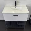 Тумба с раковиной Comforty Бредфорд 75 00-00013442 белый фото 3