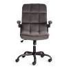 Кресло компьютерное Tetchair Lugano 21800 темно-серый, велюр фото 5