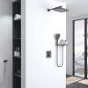 Душевой комплект Vincea VSFW-321MT1RGM встраиваемый, термостат, двухрежимный, вороненная сталь фото 8