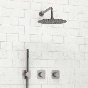 Встраиваемый комплект для душа Wasserkraft A6451.296.097.121.275.100.276 с верхней душевой насадкой и лейкой