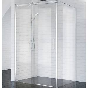 Душевой уголок BelBagno Acqua ACQUA-AH-1-130/100-C-Cr профиль хром, стекло прозрачное, 130x100