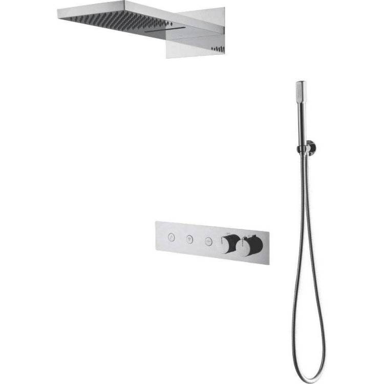 Душевой комплект Boheme Fusion 131-CR хром, с внутренней частью