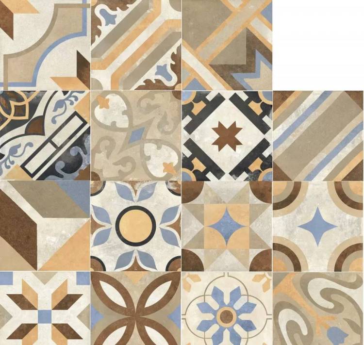 Декор Rondine Group RHS Swing J87772 Beige Multicolor Mix 20x20