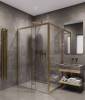 Душевой уголок Timo TDSS-130/17C-8L профиль матовое золото, стекло прозрачное, 130x200 фото 2
