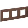 Рамка 3-постовая IEK Skandy SK-M32-M-K30 шоколад