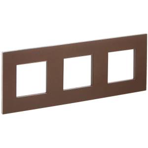 Рамка 3-постовая IEK Skandy SK-M32-M-K30 шоколад