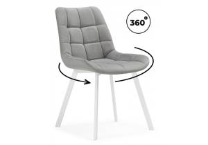 Стул Notta Челси 626089 Светло-серый/Белый