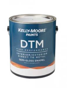 Акриловое сверхпрочное покрытие по металлу Kelly-Moore DTM Interior/Exterior White&Light tint base Semi-gloss 0.473 л