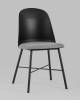 Набор из 2 стульев Stool Group Shell 8336 black X2 черный, с мягким сиденьем фото 2