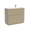 Тумба под раковину Sancos Folk Floor FL100FRCP напольная, 99.5x44.5x85, правая, Капучино