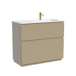 Тумба под раковину Sancos Folk Floor FL100FRCP напольная, 99.5x44.5x85, правая, Капучино