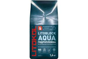 Гидропломба цементная Litokol Litoblock Aqua серый 1.6 кг
