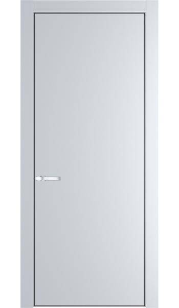 Межкомнатная дверь Profil Doors 1 PA полотно Вайт, профиль серая ночь 800x2000