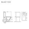 Унитаз-компакт Staro Bluzz 1222 С0005302 белый фото 5
