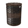 Корзина для белья Wasserkraft Bever WB-240-L черный, коричневый