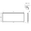 Экран AM.PM X-Joy W94A-140-070W-P фронтальный, белый, 140см фото 2