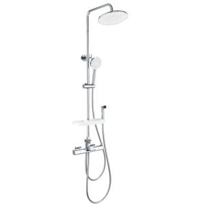 Душевая стойка Wonzon & Woghand WW-C3017-A1-CR хром, с термостатом