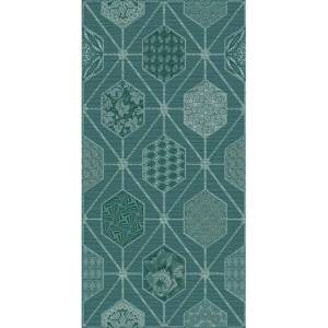 Декор Azori Devore 587162001 Indigo Geometria 31.5x63