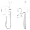 Гигиенический душ Wonzon & Woghand WW-88829016-BN встраиваемый, никель фото 5