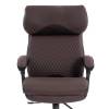 Кресло компьютерное Tetchair Chief metalBL 25018 коричневый, кожзам, ткань фото 7