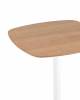 Стол барный Stool Group Form T-005H natural / white светлое дерево 60x60 фото 4