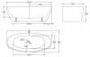 Акриловая ванна BelBagno BB83-1500-W0 150x78 фото 3