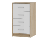 Комод высокий БТС МЕБЕЛЬ Мия 00-00130075 КМ-02 дуб сонома
