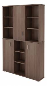 Шкаф книжный Merdes Домино ПУ-40-3 Ш-Ч Шамони