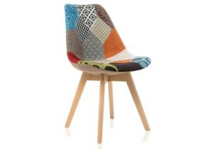 Стул деревянный Woodville Mille 11731 fabric multicolor
