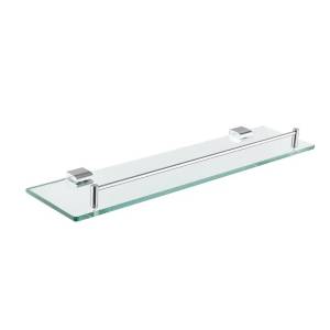 Полка Rose RG1719 стеклянная, хром