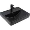 Раковина Aquanet Ирис 329246 52 см, черная матовая