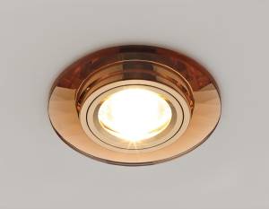 Встраиваемый точечный светильник Ambrella light Standard Spot 8160 BR