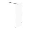 Душевая перегородка Am.Pm X-Joy W94WI-80-F1-BTE 80x195, стекло прозрачное 6 мм, профиль черный