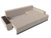 Угловой диван Лига Диванов Чикаго 110773 угол Бежевый\Серый 249/90/154 фото 7