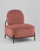 Кресло Stool Group Стоун vd-stone-cl-coral коралловый, велюр рельефный фото 2