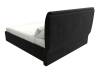 Интерьерная кровать Лига Диванов Принцесса 120230 черный 160x200 фото 4