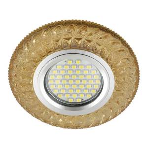 Встраиваемый светильник Fametto Luciole 144 DLS-L144 Gu5.3 Glassy/Gold