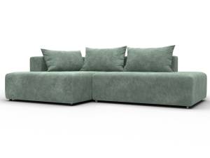 Диван угловой Лига Диванов Лига-103 134825L Зеленый